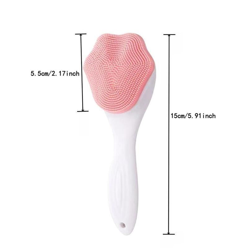 Long Handle Cat Claw Shaped Facial Cleansing Brush, Silicone Face Scrubber, Deep Cleansing Pores And Dirt Facial Brush