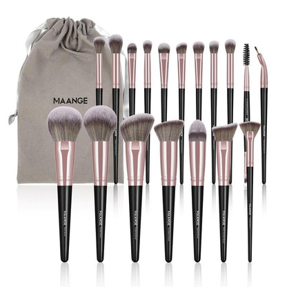 Travel Makeup Brushes Set, 18pcs/set?Soft Makeup Brushes Set for Powder Concealers Eye Shadows, Eyeshadow Brush, Eyelash Brush Makeup Set, Summer Gifts