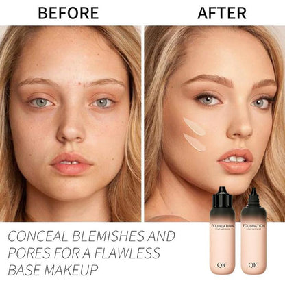 Flawless Long Lasting Liquid Foundation, Oil Control Moisturizing Invisible Pores BB Cream, Makeup Tools for Women