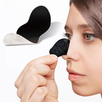 Deep Cleansing Nose Strips, 80pcs/box Natural Charcoal Black Head Remover, Nose Pores Cleaning Strips, Professional Skincare Products for Women