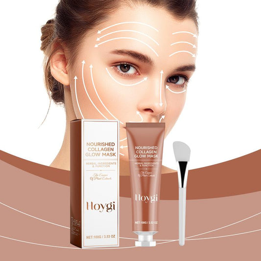 Collagen Glass Tear-Off Mask, Moisturizing Hydration Nourishing Anti-Wrinkle Brightening Tear-Off Mask