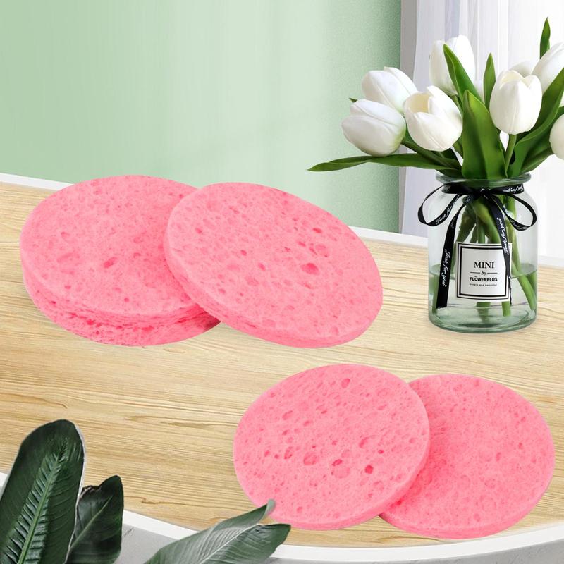 50pcs/set Compressed Facial Cleansing Sponge, Dry & Wet Use Makeup Remover Pad, Facial Skin Care Puff, Facial Skin Cleaning Pad, Facial Skin Care Tool