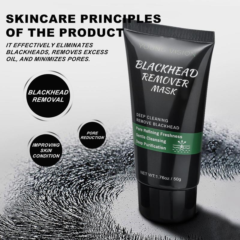 Blackhead Remover Mask, 1 Count?Deep Cleansing Nose Pores Cleaning Mask, Nose Pores Purifying Peel Off Mask