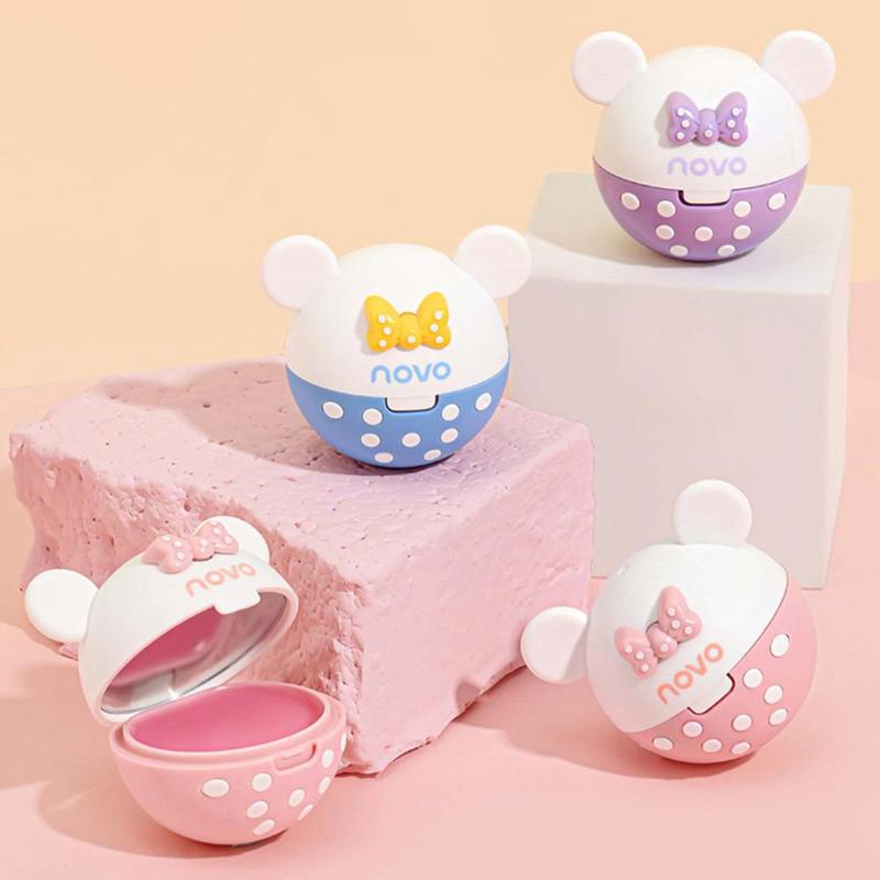 Cute Bear Design Moisturizing Lip Mask, 1 Count Hydrating Lip Balm, Lip Moisturizer Prevents Dry Cracks and Reduces the Look of Lip Lines, Suitable for All Occasions Lip Makeup