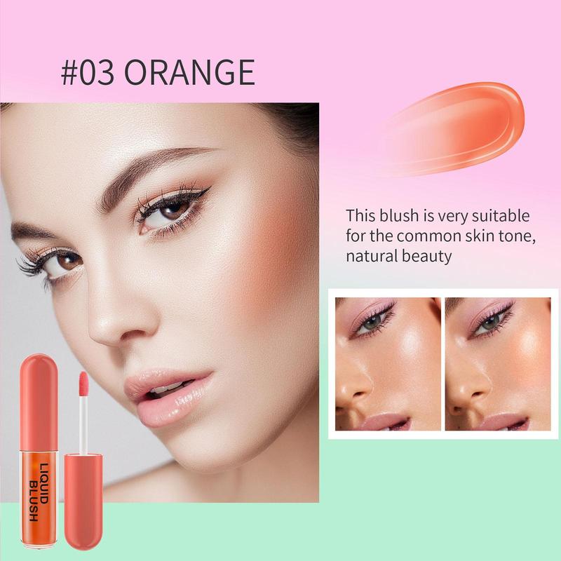 Color Changing Blush Oil, 3pcs/set Long Lasting Blush for Beginners, Moisturizing and Maintenance, Brightening Skin Tone