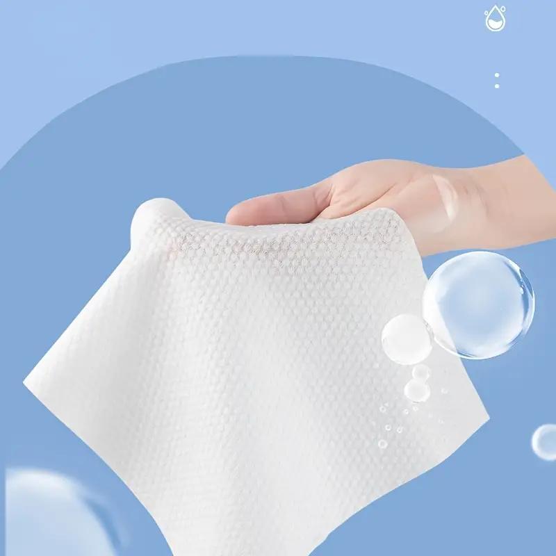 Disposable Washcloth (3 Bags), Summer Stuff Comfort Thick Cleansing Face Towel, Make Up Soft Removing Wipes, Dry Cleanser Towelettes for Skin Care