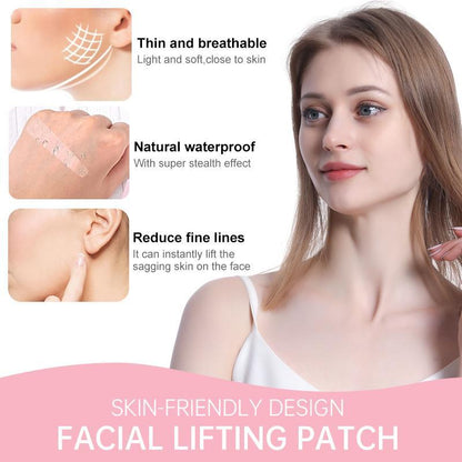 Face Lifting Strip, 60pcs Invisible Face Skin Lift Sticker, Instant Face Skin Lift Tape, Professional Skincare Tools for Women