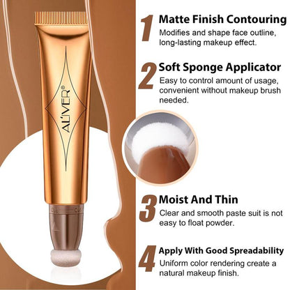 Long-lasting Liquid Foundation, 1 Piece Moisturizing Full Coverage Foundation, Lightweight Concealer Foundation For All Skin Types