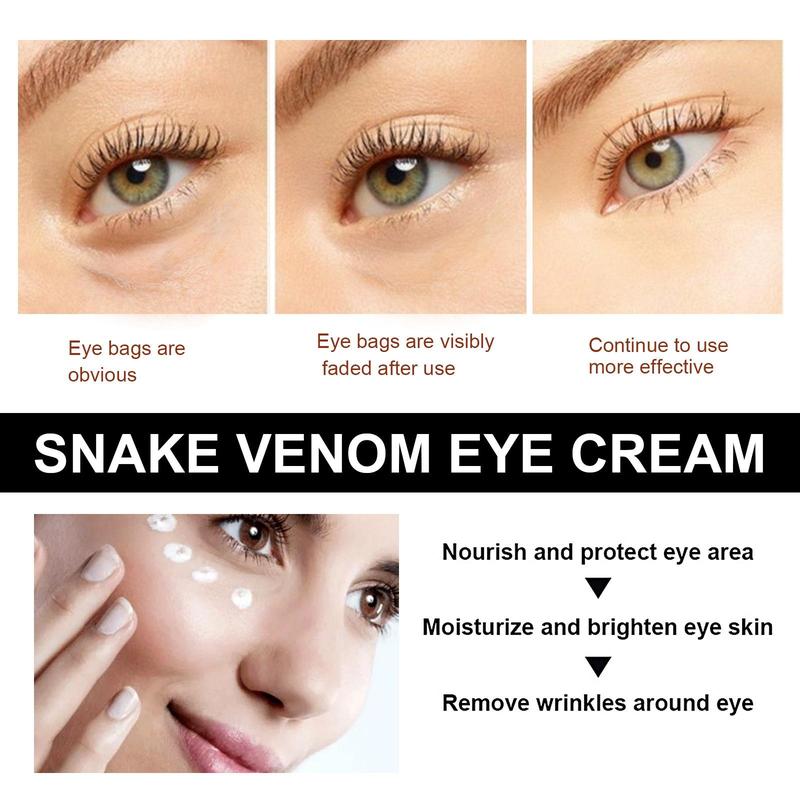 30ml Snake Venom Eye Cream, 1 Box Fine Lines Caring Eye Cream, Moisturizing Eye Cream, Eye Care Product for Women