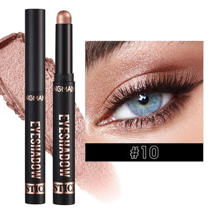 Long Lasting Eyeshadow Pen, 1 Count Waterproof Eyeshadow Stick, High Pigmented Highlighter Pen, Natural Eye Shadow Makeup Pen, Easy to Apply for Eye Makeup, Great for Professional & Beginners