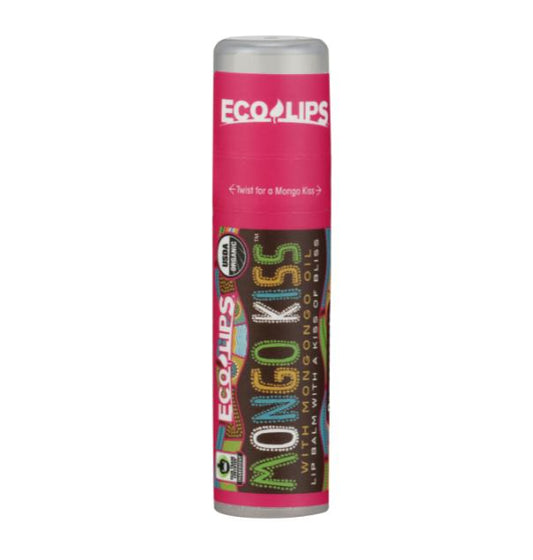 ECO LIPS: Mongo Kiss Pomegranate Organic Lip Balm, 0.25 oz