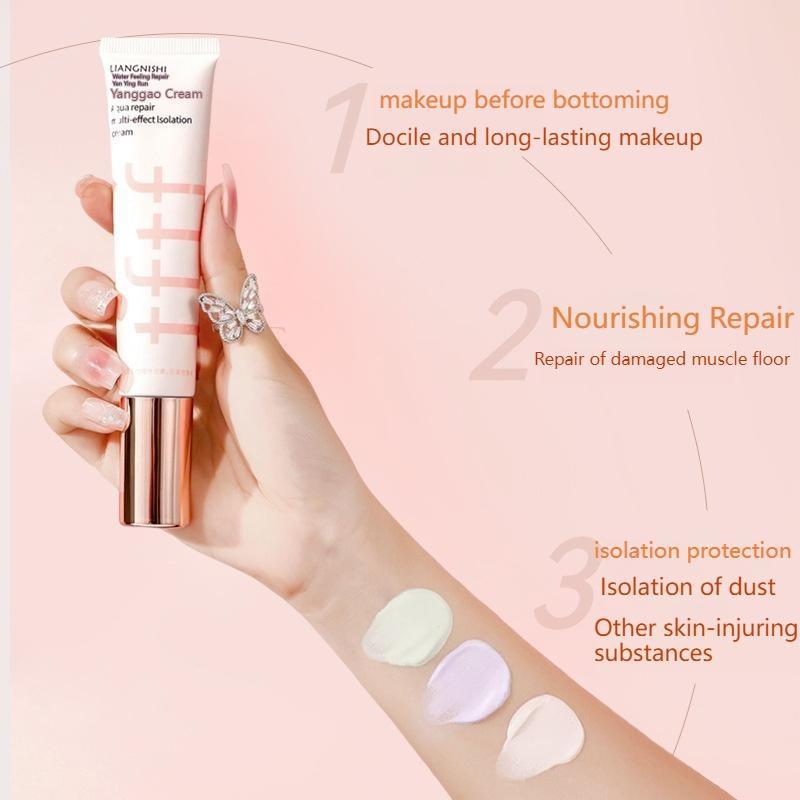 Isolation Primer Cream, Moisturizing Makeup Primer, Lightweight Brightening Face Makeup Pore Primer For Women