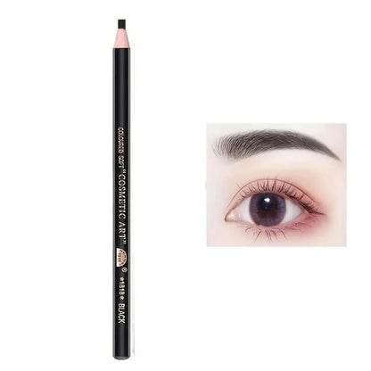 Long Lasting Eyebrow Pencil, 1 Count Natural Look Smudge Proof Eyebrow Pencil, Brow Styling Brush, Sweat Proof High Pigmented Brow Shading & Filling Pencil