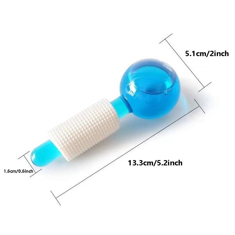 Ice Ball Face & Eye Skincare Massage Roller, 2 Counts/set Professional Ice Ball Face Massager, Beauty & Personal Care Tool for Women