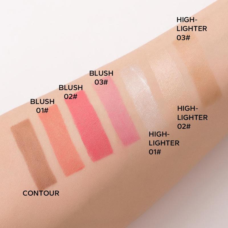 Long Lasting Liquid Blusher, Beauty Blush Contour Highlight Stick, Multifunctional Makeup Pen For Daily Makeup