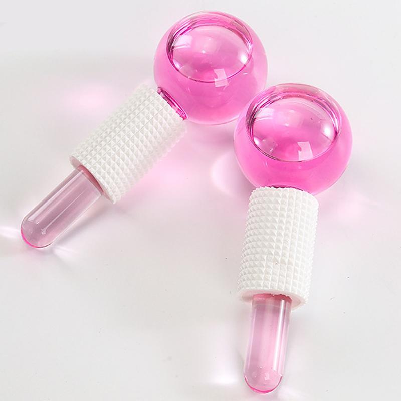 Ice Ball Face & Eye Skincare Massage Roller, 2 Counts/set Professional Ice Ball Face Massager, Beauty & Personal Care Tool for Women