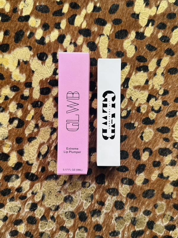 GLWB Iconic Lip Duo, Lip Plumper and Lip treatment set   Hyaluronic Smooth Nourishing Hydrating Moisture Shea