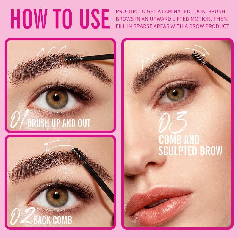 Long-lasting Eyebrow Setting Gel, Waterproof Eye Brow Stereotyped Liquid Gel, Natural Eyebrow Styling Shaping and Fixing Gel, Music Festival Makeup Product