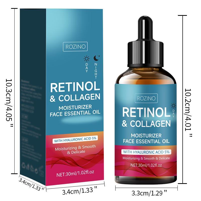 Retinol & Collagen Face Moisturizing Essential Oil, Hydrating Skin Care Oil, Nourishing Face Essence for Day & Night Use, Comfort Skincare Products