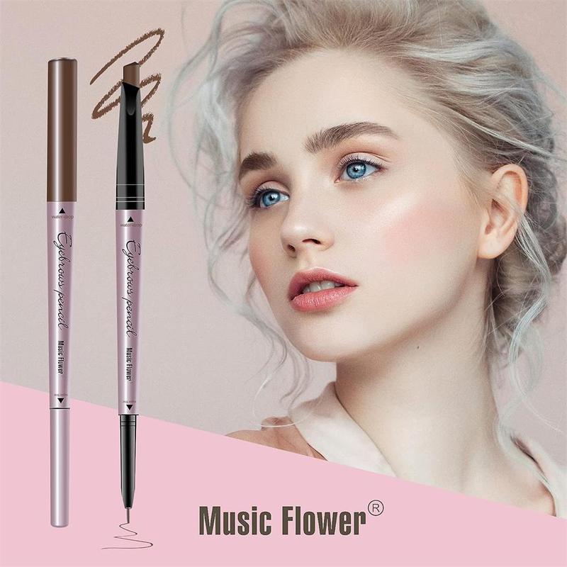 2 In 1 Double-ended Eyebrow Pencil, 1 Count Long Lasting Eyebrow Pencil, Brow Shading & Filling Pencil, Eye Brow Makeup Product