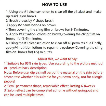 Summer Professional Eyebrow Lamination Kit, Diy Brow Lamination Kit, Long-lasting Brow Perm Lamination Kit for Home, Makeup Tool Set, Makeup Accessories, Cosmetic Products