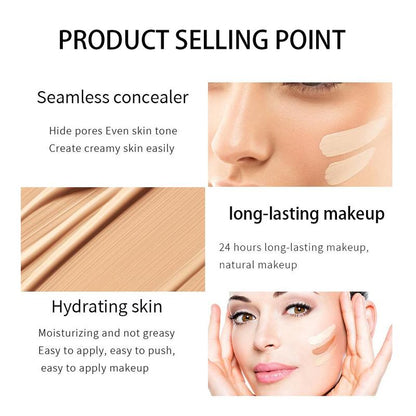 Matte Long-lasting Liquid Foundation, Natural Flawless Lightweight Liquid Foundation, Makeup Product for Women