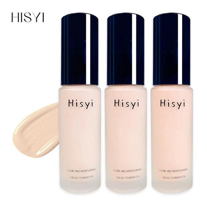 Long Lasting Moisturizing Full Coverage Liquid Foundation, Oil Control Concealer, Flawless Makeup Cream, Lightweight Makeup Base Primer