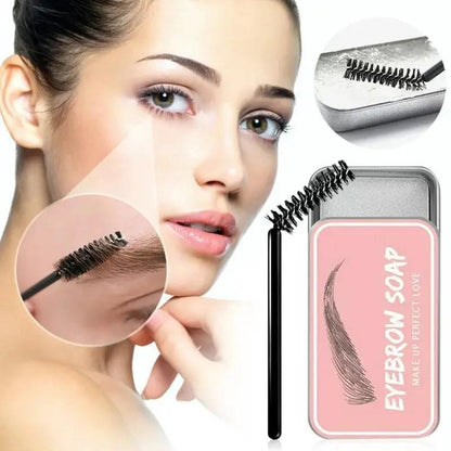 Summer Music Festival Makeup,Eyebrow Soap & Gel Wax, Excellent Eyebrow Styling Wax, Long-lasting Waterproof Eyebrow Styling Soap, Eyebrow Makeup Cosmetic Tool for Women