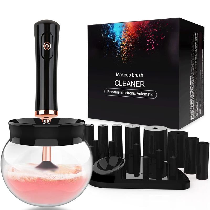 Glam Clean Automatic Makeup Brush Cleaner and Dryer Kit Cleansing Cosmetic