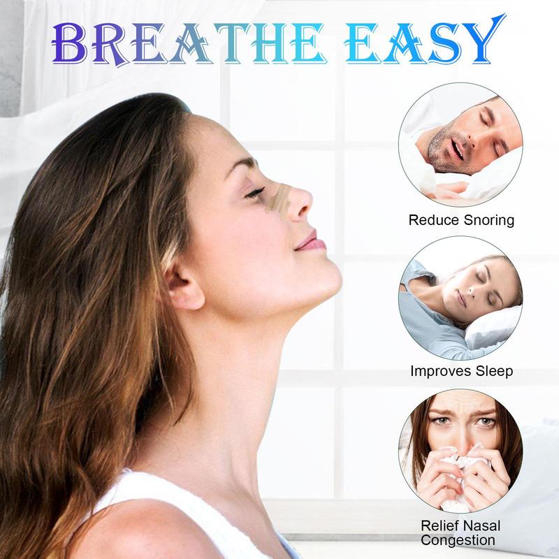 Breathable Nasal Strips, 80pcs/set Comfort Nasal Patch To Improve Breathing & Reduce Snoring , Beauty & Personal Care Product