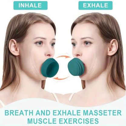 Face Muscle Training Tool, 2 Counts/set Face Muscle Trainer & Breathable Sleeping Face Mask, Facial Skin Lifting Accessories for Women & Men