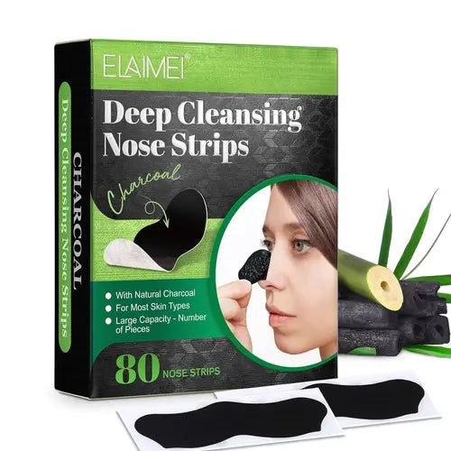 AGETITY Nose Strips for Blackheads, Pore Strips Blackhead Remover for Face, Nose Blackhead Remover Strip, Nose Pore Strips Black Head Remover for Women Men (80)