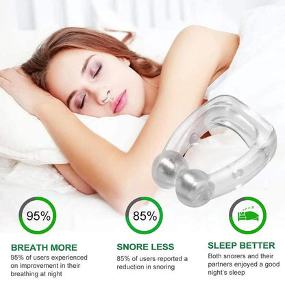 Silicone?Snoring Nose Clips, 6pcs/set Portable Anti Snoring Devices, For All Nose Shapes