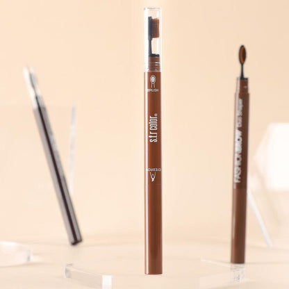 Double-ended Eyebrow Pencil, Waterproof Long Lasting Eyebrow Pencil, Brow Styling Brush, Brow Brush Makeup Tool, Eye Makeup Products