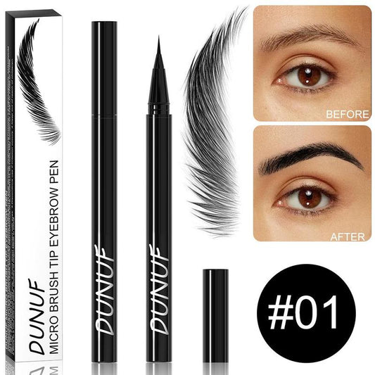 Long Lasting Waterproof Eyebrow Pencil, 1 Box Durable Sweat Proof Eyebrow Pen, Natural Eye Brow Makeup Tool for Women