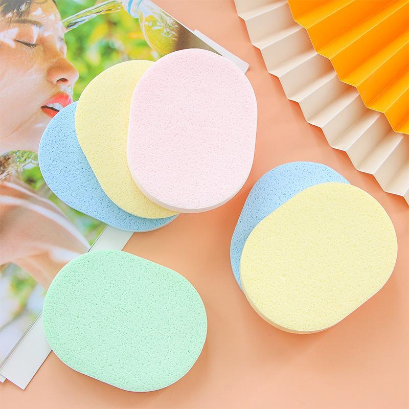 Facial Cleansing Puff, 4pcs/set Face Washing Sponge, Face Wash Towel, Face Cleaning Skin Care Pads