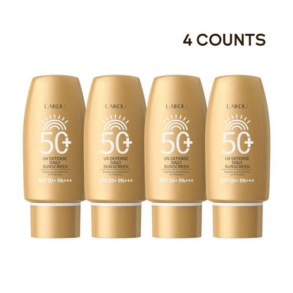 SPF50+?Moisturizing Sun Ray Protection Cream, 4?Counts/set?Weightless UV Protection Lotion, Outdoor Skin Protection Cream