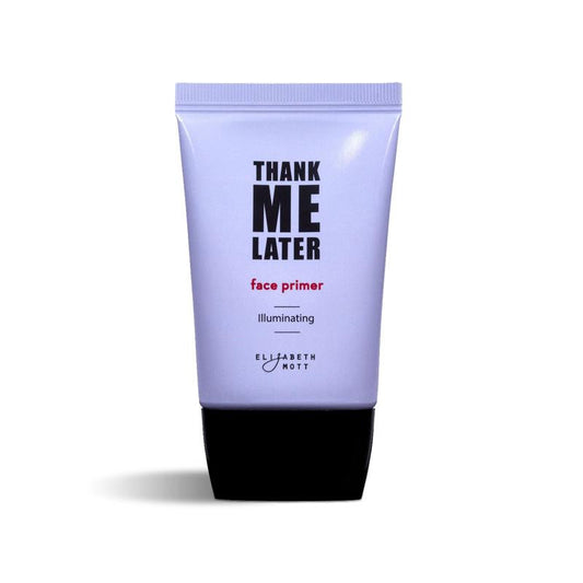 Elizabeth Mott Thank Me Later Illuminating Face Primer - Base Skin Primer for Perfect Poreless Glow Makeup Application and Hydrating All-Day Wear - Cruelty-Free Long Lasting Power Grip Formula, 30g