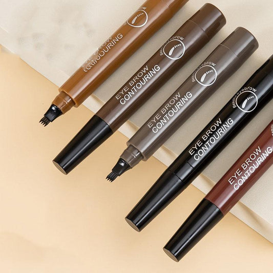 Waterproof Eyebrow Pencils, 5pcs/set Long Lasting Eyebrow Pencils, Brow Brush Makeup Tools