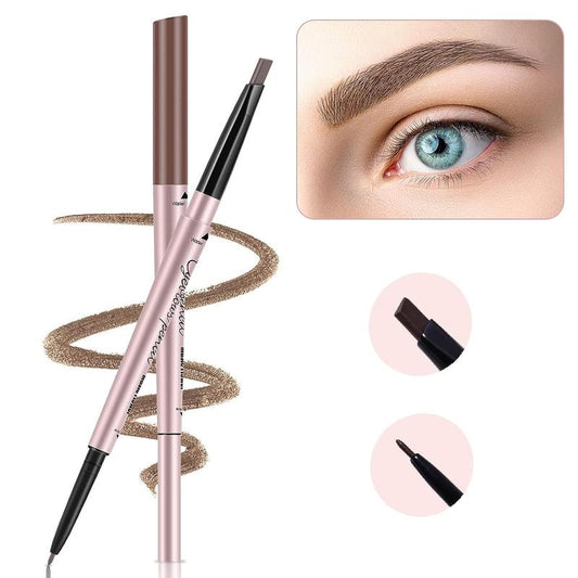 2 In 1 Double-ended Eyebrow Pencil, 1 Count Long Lasting Eyebrow Pencil, Brow Shading & Filling Pencil, Eye Brow Makeup Product