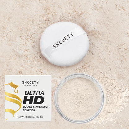 Long-Wearing Pressed Powder With Powder Puff, Oil Control Matte Makeup Setting Powder, Face Makeup Accessories For Women