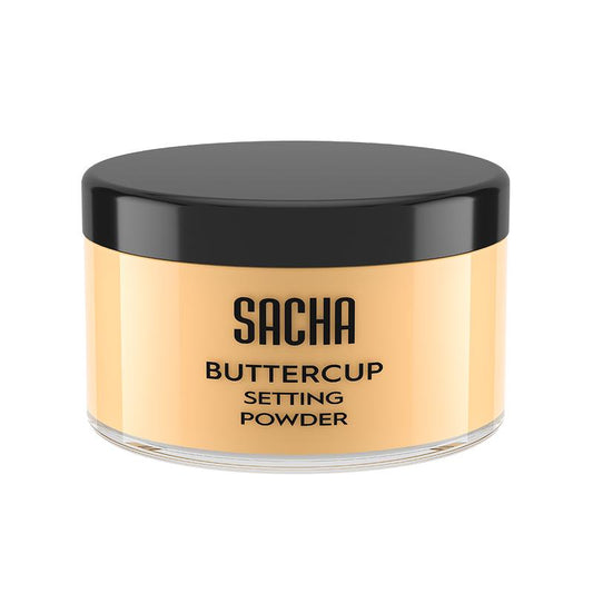 BUTTERCUP SETTING POWDER. No ashy flashback in selfies and photos. Flash-friendly loose face powder available in 3 shades. 1.75 oz