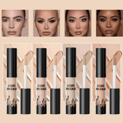 Long-lasting Liquid Concealer, Waterproof Concealer, Lightweight Full Coverage Flawless Makeup Cream, Makeup Product for Women & Girls