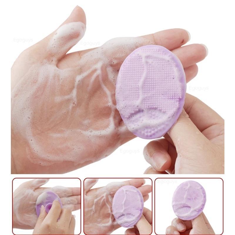 Silicone Facial Cleansing Brush, Comfortable Face Scrubber, Facial Skin Care Tool For Facial Pore Cleaning Exfoliating Massaging