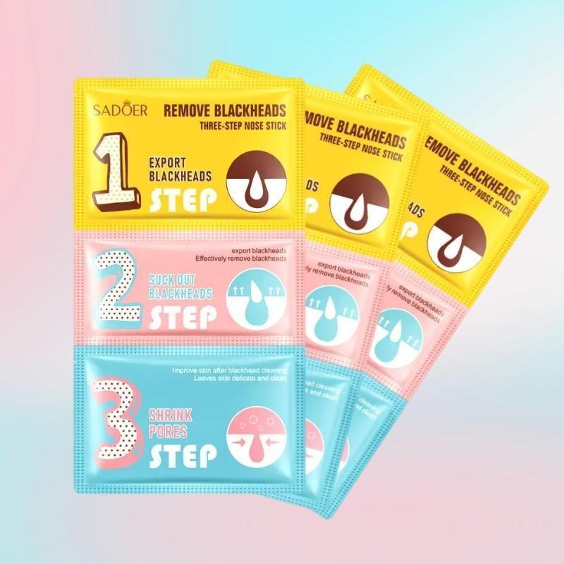 Blackhead Remover Nose Strips, 1 Count Nose Pads, Face Pores Purifying Stickers, Oily Skin Cleaning Stick