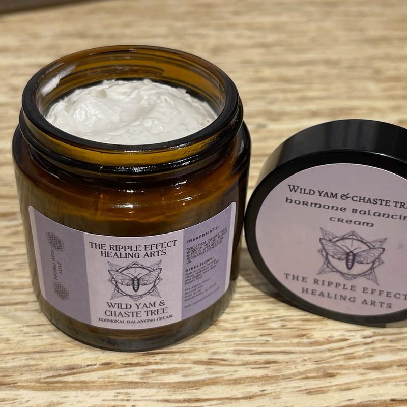 Organic Wild Yam Cream 4 oz. + Free Rollerball