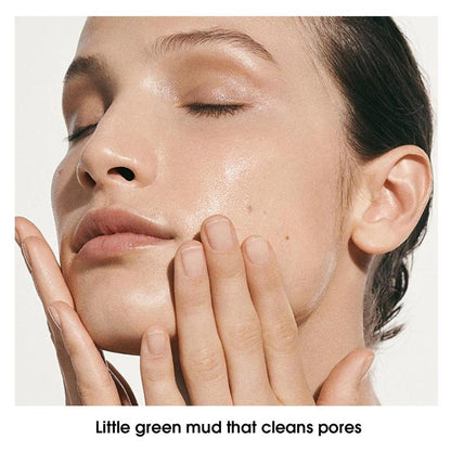 Green Tea Deep Cleansing Mask, Oil Control & Shrink Pores Mud Mask, Moisturizing & Soothing Facial Mask For All Skin Types