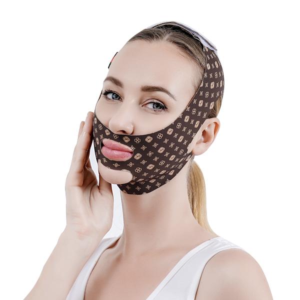 BOMKADI Double Chin Reducer Double Chin Eliminator V Line Lifting Mask Chin Strap for Double Chin for Women Double Chin Strap Face Slimming V Shaped Belt Reusable Facial Slimmer Shaper For Women and Men Comfort Skincare Firming Adjustable Gentle