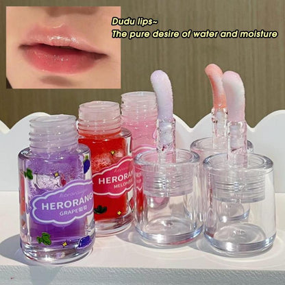 Moisturizing Lip Oil, Fruit Scented Lip Gloss, Lip Care Product for Women & Girls