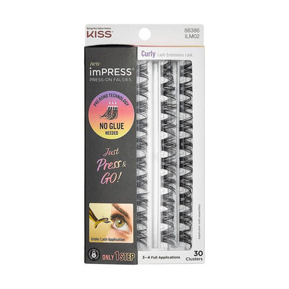 imPRESS Press-On Falsies Refills 30 Clusters - Curly